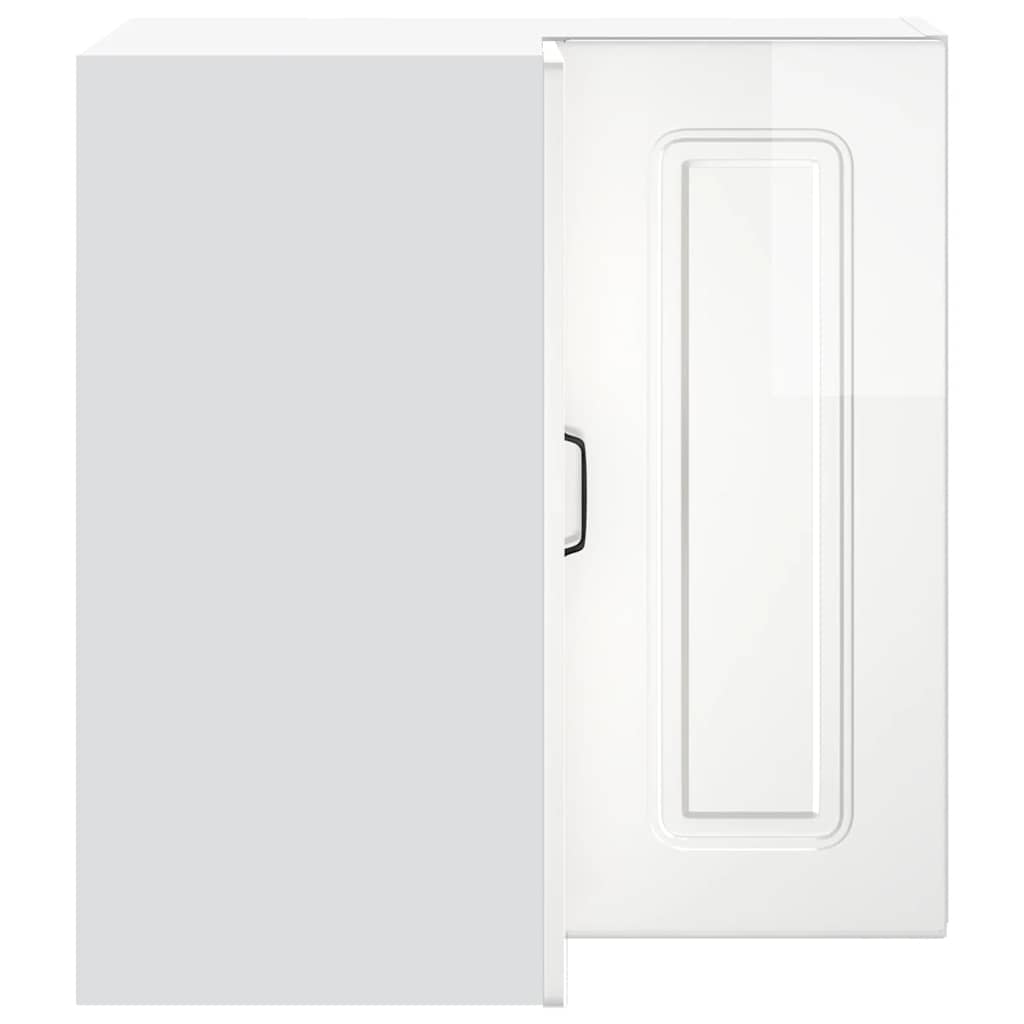 Kjøkkeninnredning Overskap Kalmar Høyglans Hvit Hjørneskap