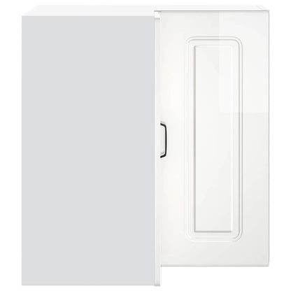 Kjøkkeninnredning Overskap Kalmar Høyglans Hvit Hjørneskap