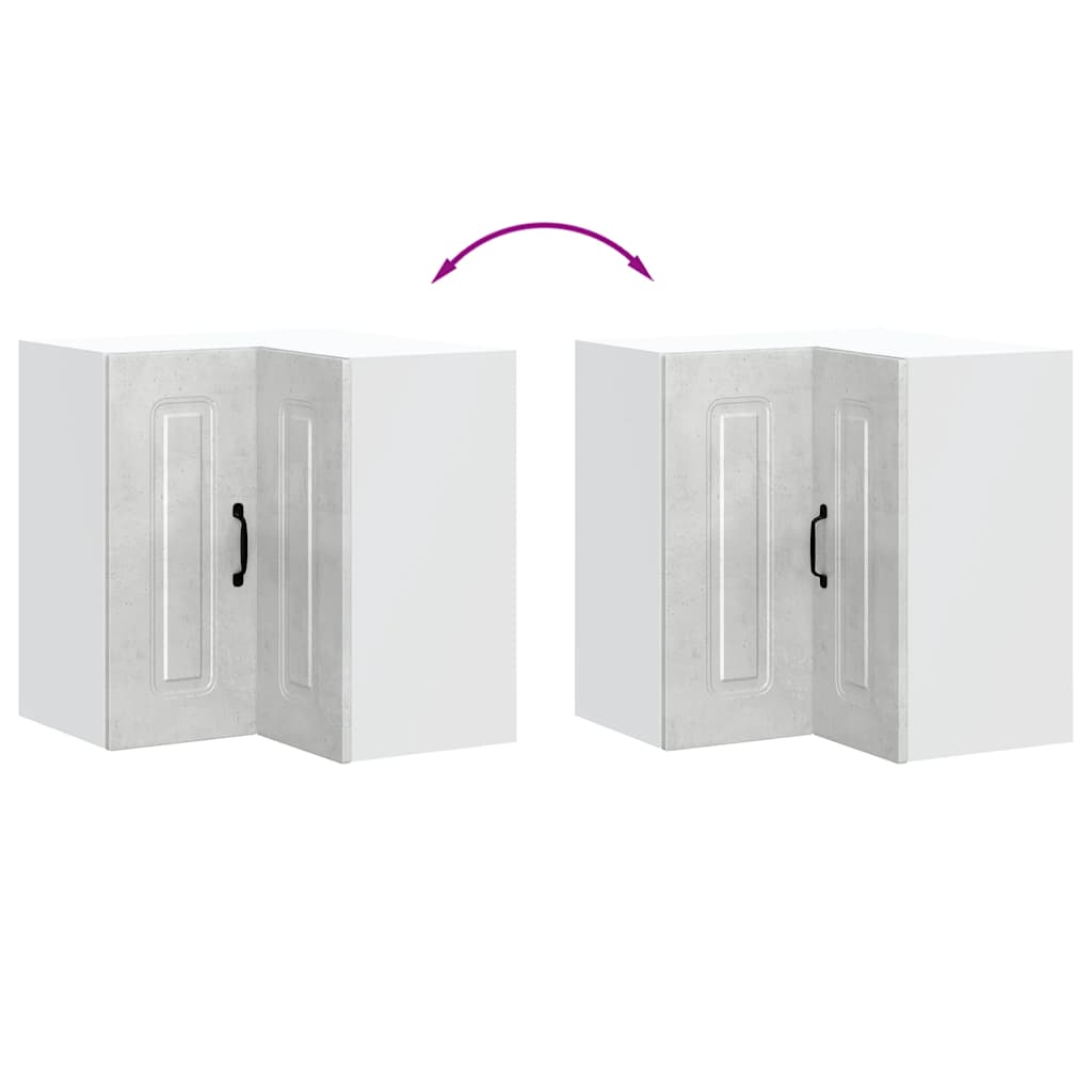 Kjøkkeninnredning Overskap Kalmar Betonggrå Hjørneskap