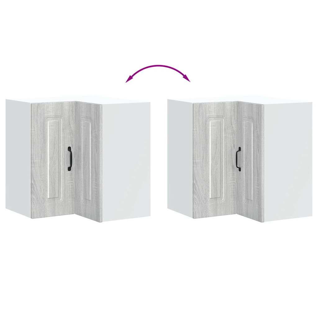 Kjøkkeninnredning Overskap Kalmar Sonoma Grå Hjørneskap