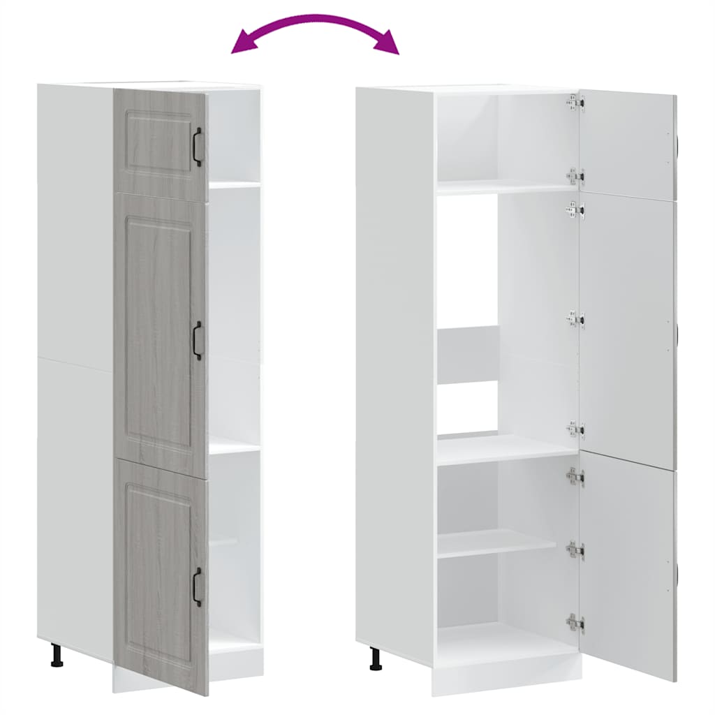 Kjøkkeninnredning Kjøkkenskap Kalmar Sonoma Grå