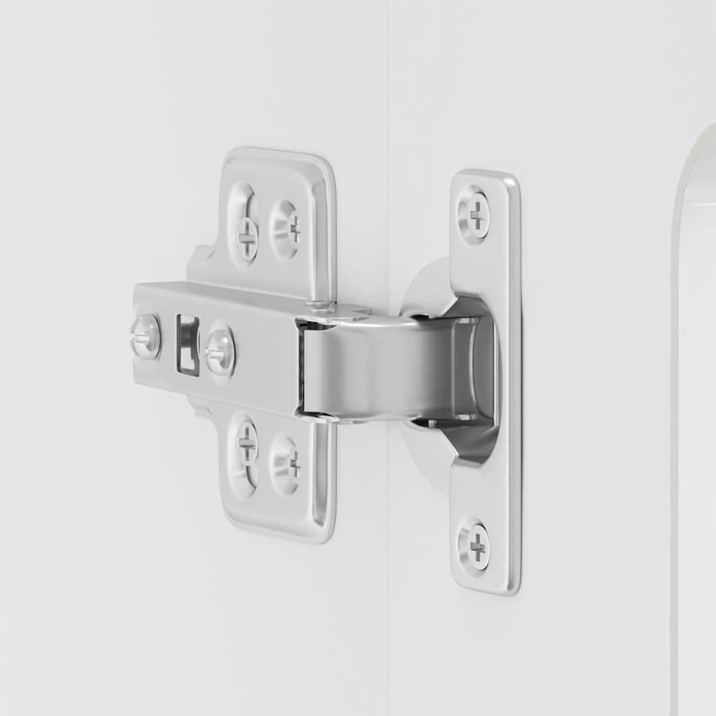 Kjøkkeninnredning Overskap Høyglans Hvit med glassdør