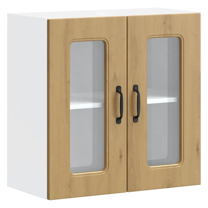 Kjøkkeninnredning Overskap med glassdør Kalmar Artisan Eik