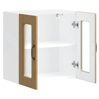 Kjøkkeninnredning Overskap med glassdør Kalmar Artisan Eik