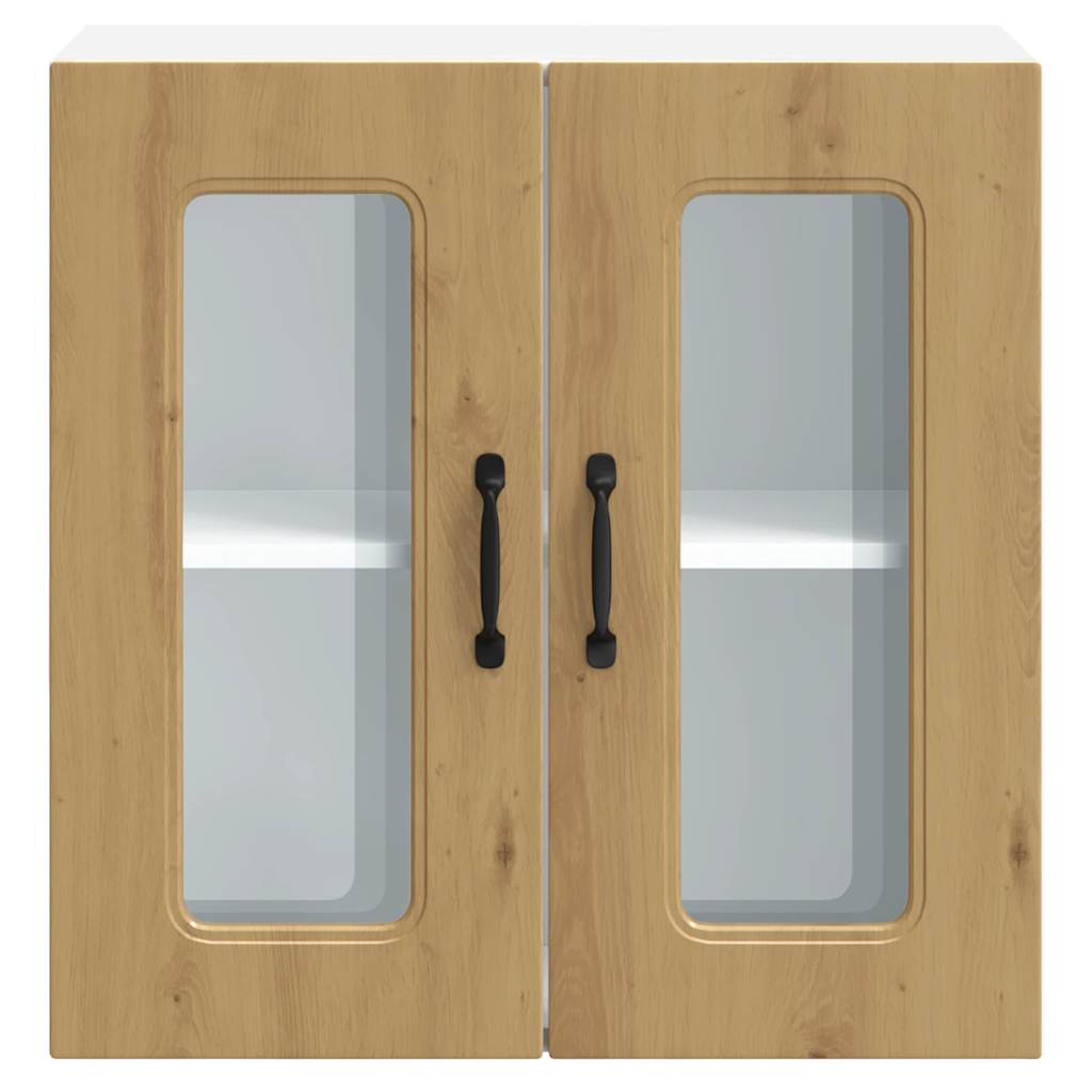 Kjøkkeninnredning Overskap med glassdør Kalmar Artisan Eik