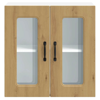 Kjøkkeninnredning Overskap med glassdør Kalmar Artisan Eik