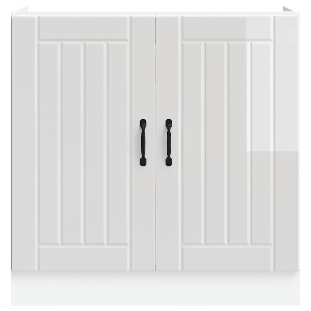 Kjøkkeninnredning Underskap Lucca Høyglans Hvit Vask