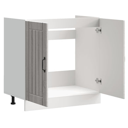 Kjøkkeninnredning Underskap Lucca Sonoma Grå Eik Vask