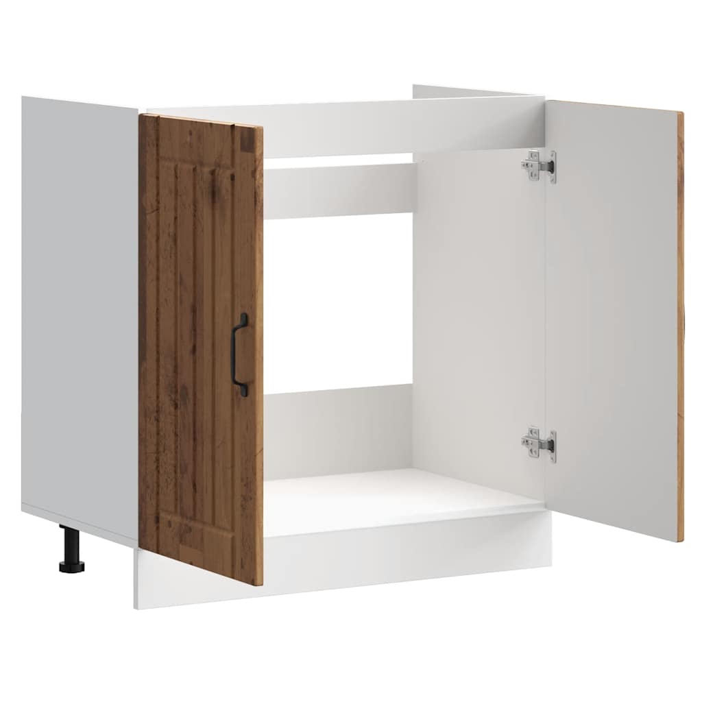 Kjøkkeninnredning Underskap Lucca Gammelt Tre Vask