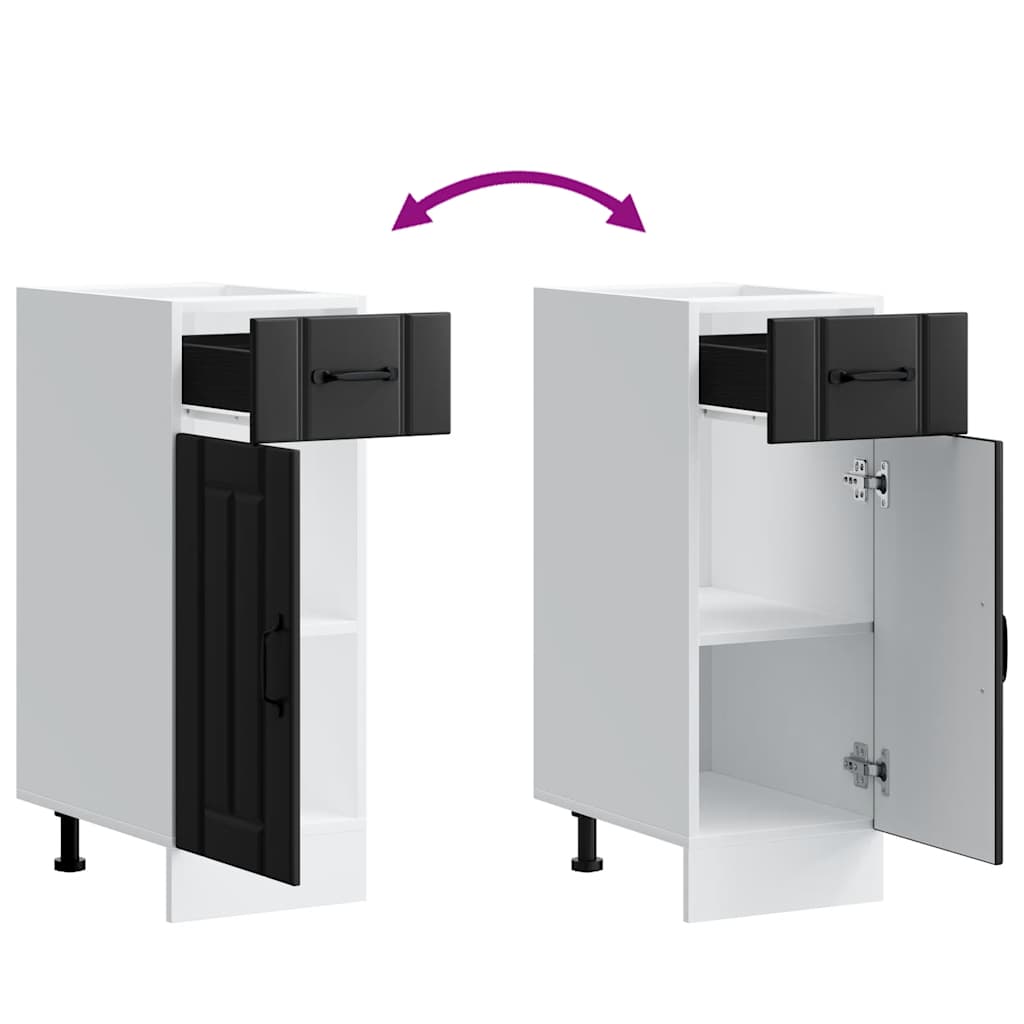 Kjøkkeninnredning Underskap Lucca svart