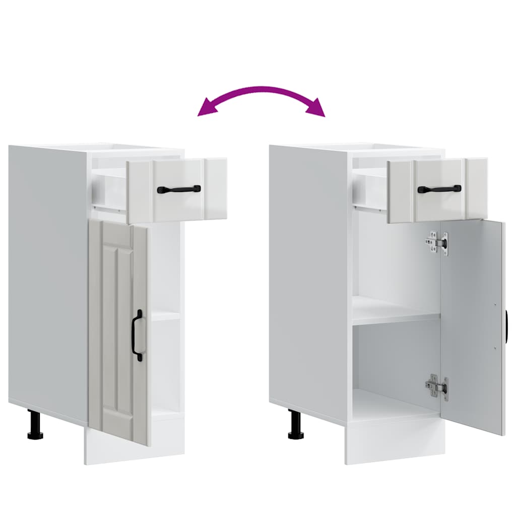 Kjøkkeninnredning Underskap Lucca Høyglans Hvit