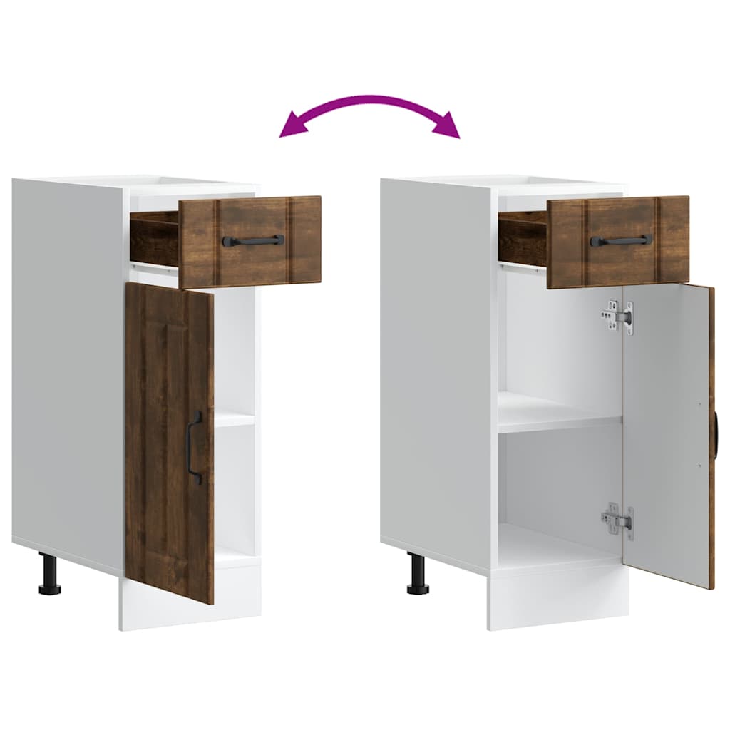 Kjøkkeninnredning Underskap Lucca Røkt eik