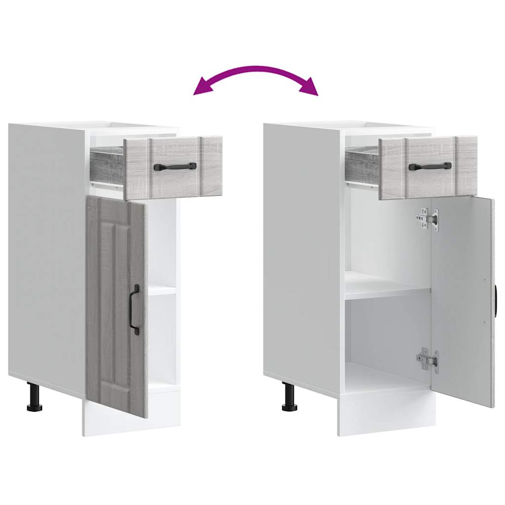 Kjøkkeninnredning Underskap Lucca Sonoma Grå