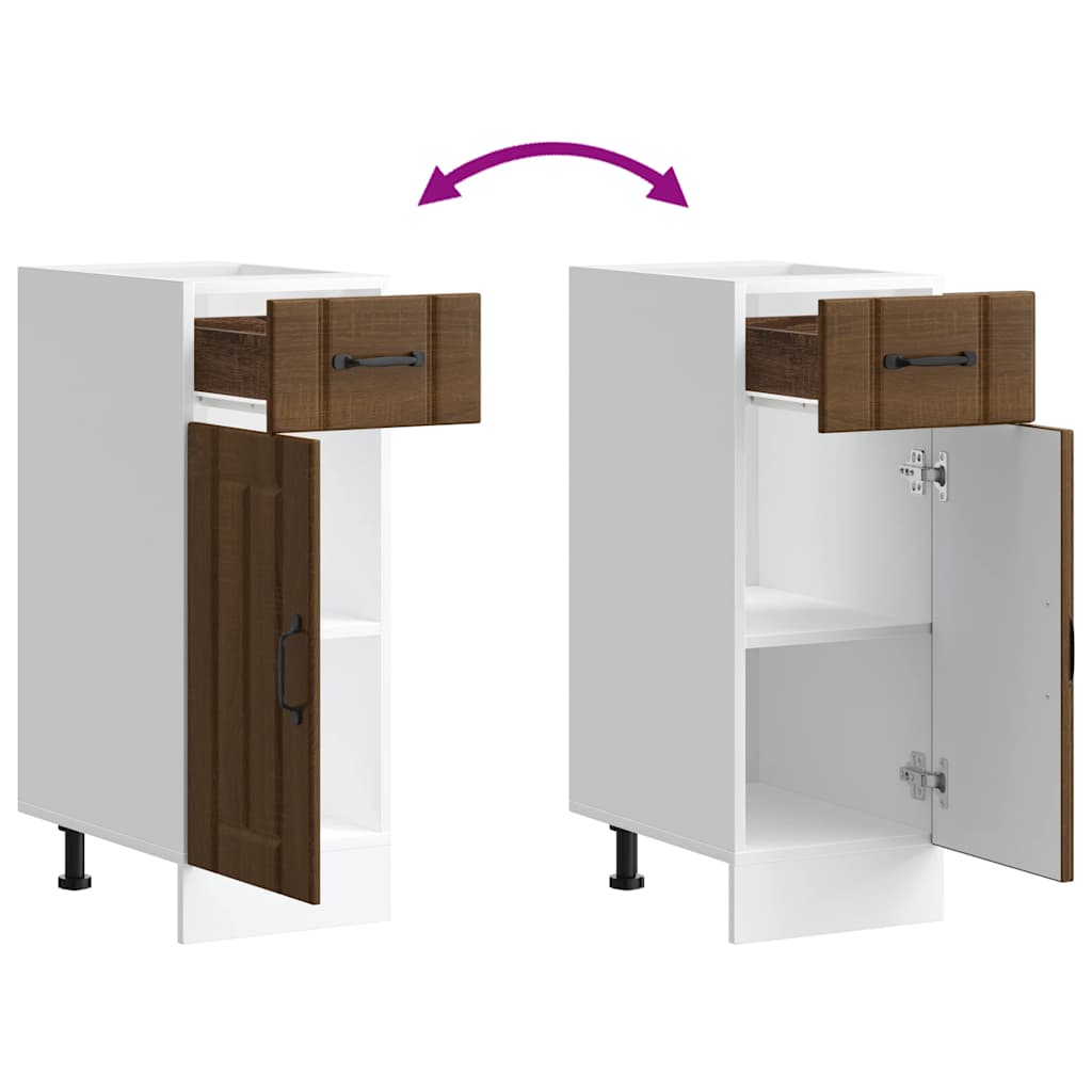 Kjøkkeninnredning Underskap Lucca Brun eik