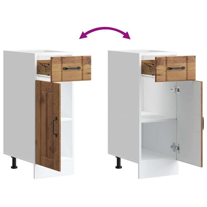 Kjøkkeninnredning Underskap Lucca Gammelt tre