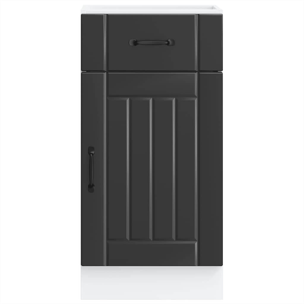 Kjøkkeninnredning Underskap Lucca svart