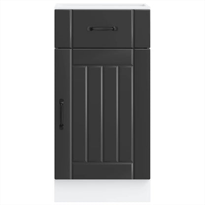 Kjøkkeninnredning Underskap Lucca svart