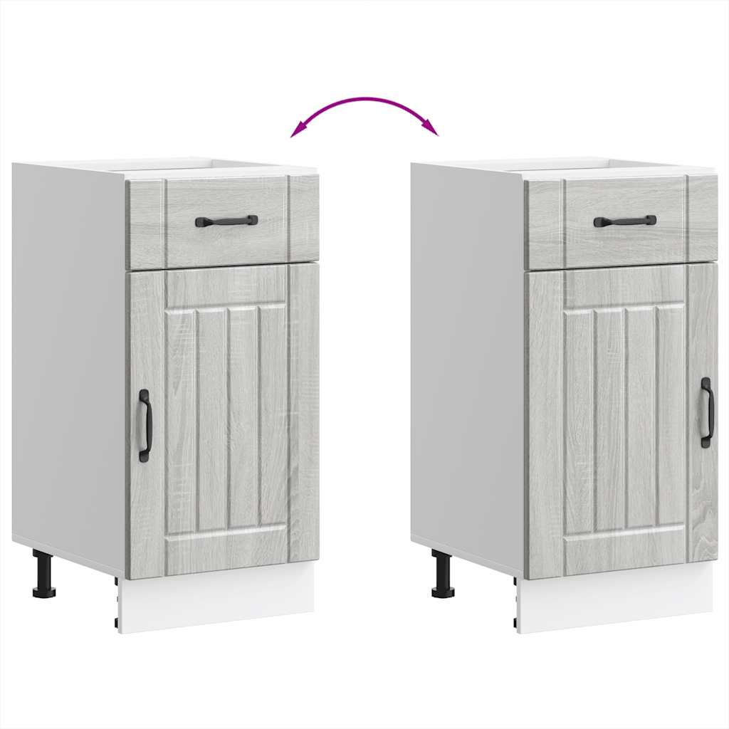 Kjøkkeninnredning Underskap Lucca Sonoma Grå