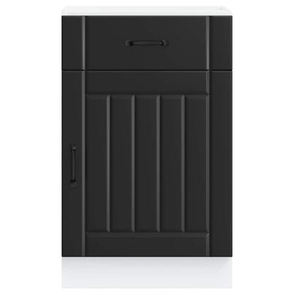 Kjøkkeninnredning Underskap Lucca Svart