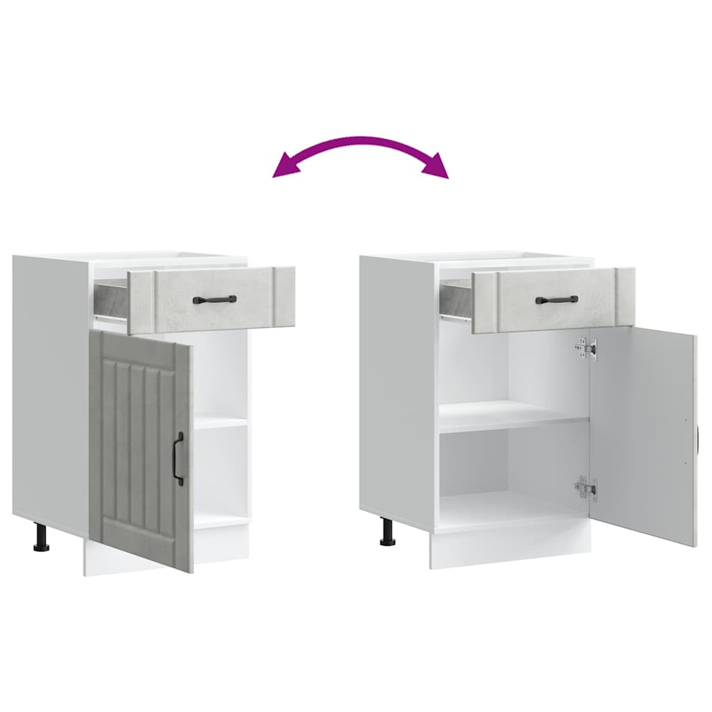 Kjøkkeninnredning Underskap Lucca Betonggrå