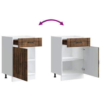 Kjøkkeninnredning Underskap Lucca Røkt Eik