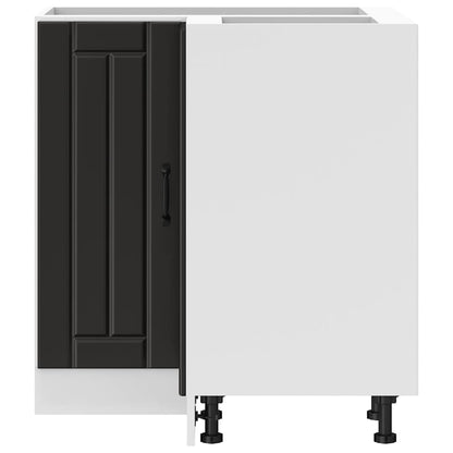 Kjøkkeninnredning Underskap Lucca Svart Hjørne