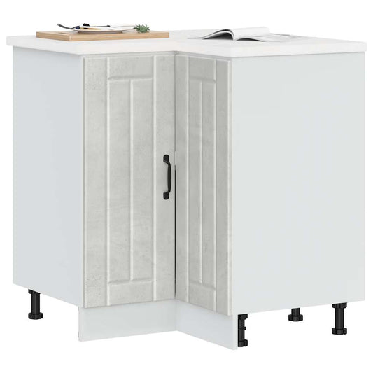 Kjøkkeninnredning Underskap Lucca Betonggrå Hjørne