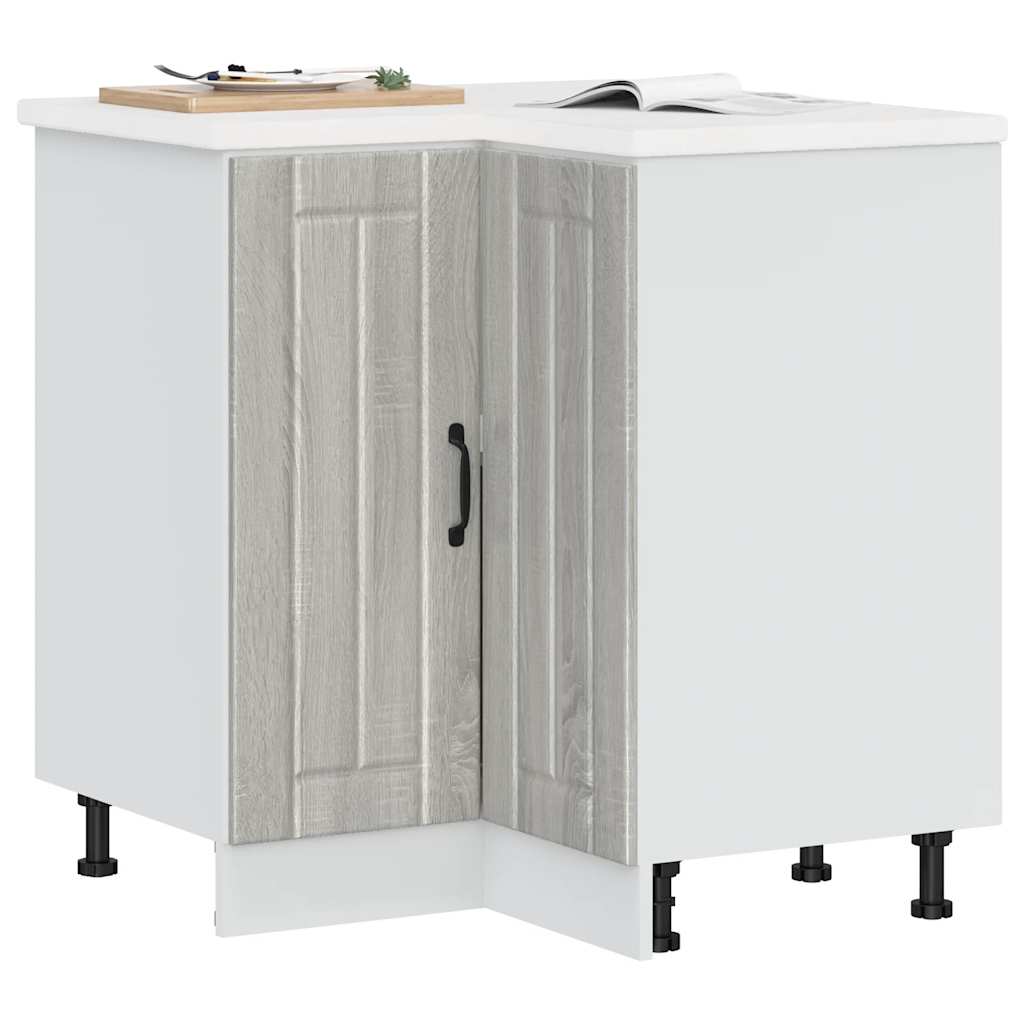 Kjøkkeninnredning Underskap Lucca Sonoma Grå Eik Hjørne