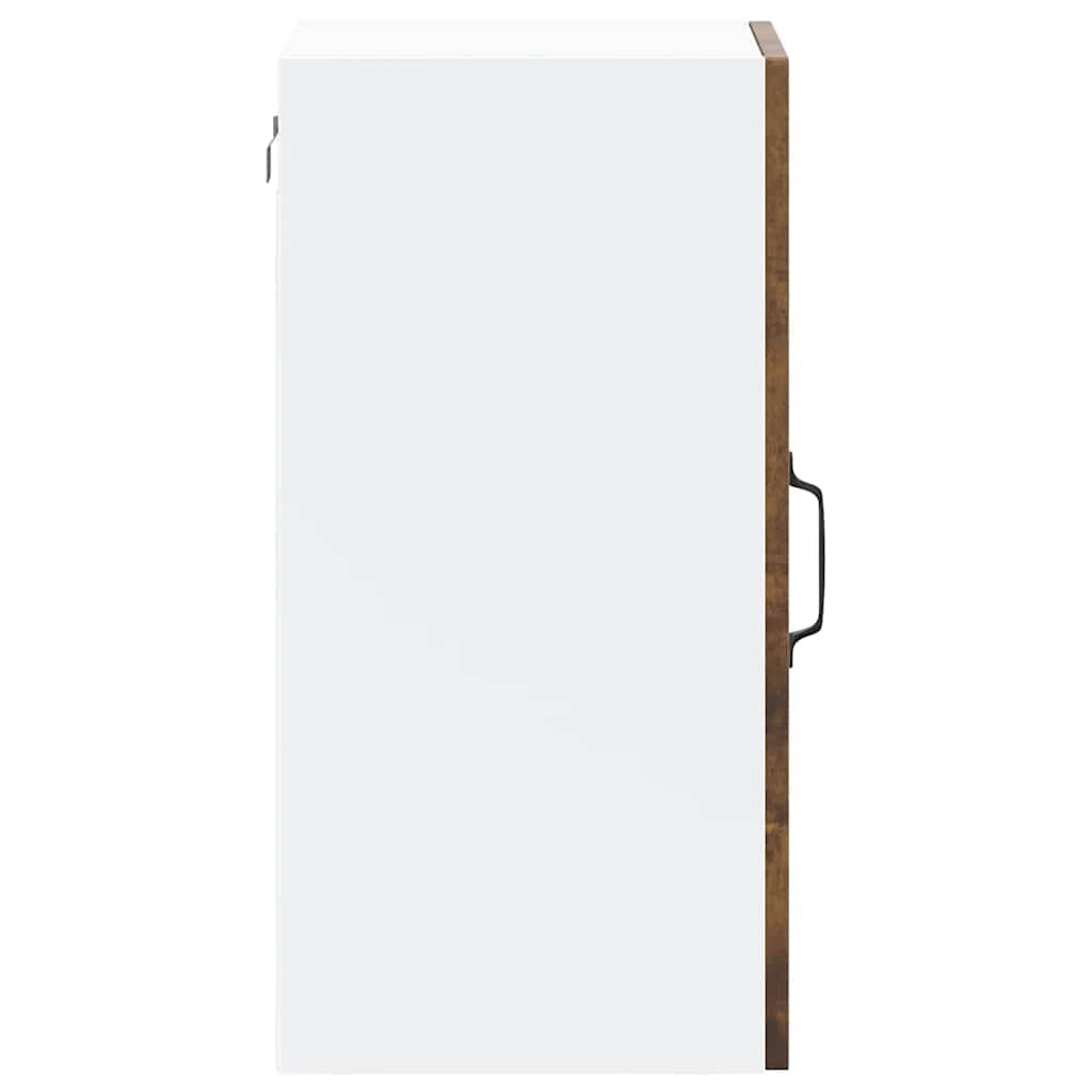 Kjøkkeninnredning Overskap veggskap med glassdør Lucca Røkt eik