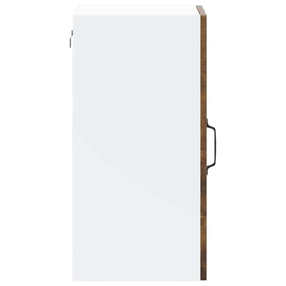 Kjøkkeninnredning Overskap veggskap med glassdør Lucca Røkt eik