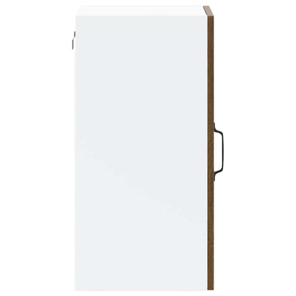 Kjøkkeninnredning Overskap veggskap med glassdør Lucca Brun eik