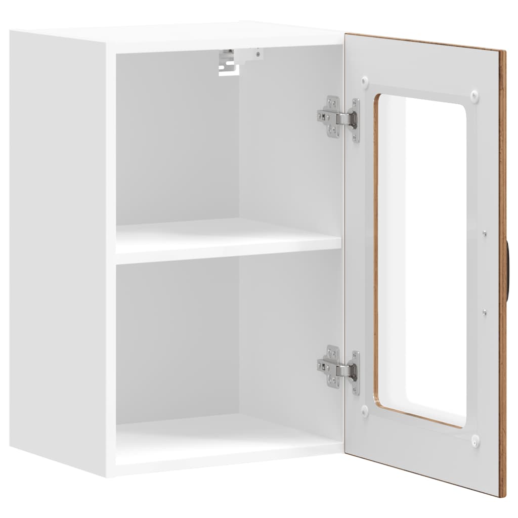 Kjøkkeninnredning Overskap veggskap med glassdør Lucca Gammelt tre