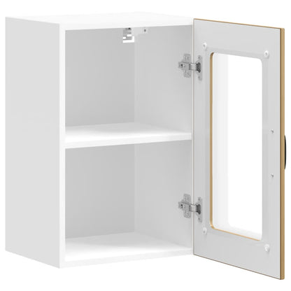 Kjøkkeninnredning Overskap med glassdør Lucca Artisan Eik