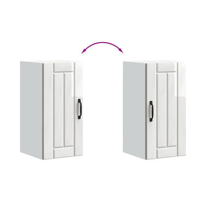 Kjøkkeninnredning Overskap veggskap Lucca Høyglans hvit