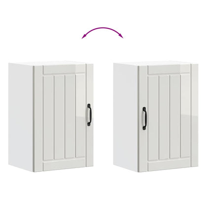 Kjøkkeninnredning Overskap veggskap Lucca Høyglans hvit