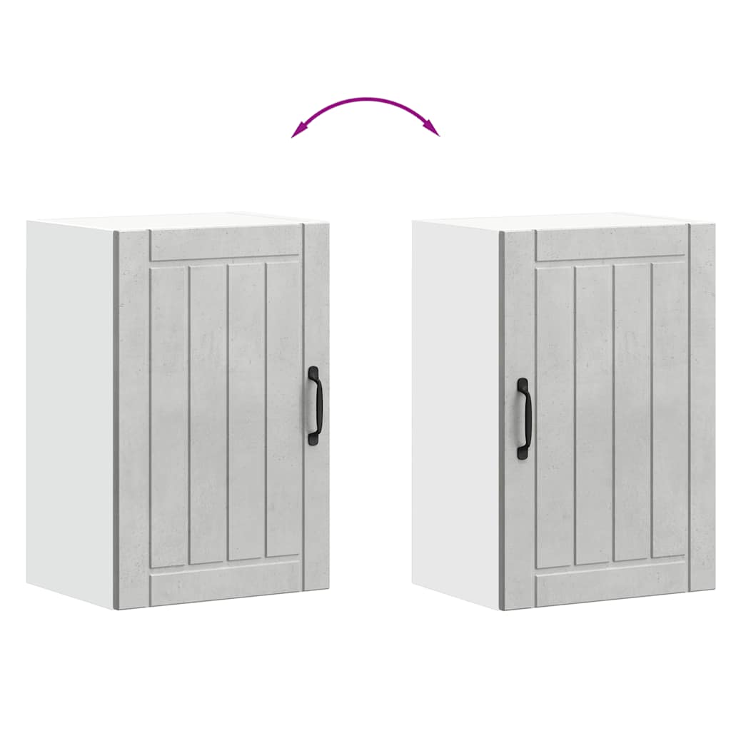 Kjøkkeninnredning Overskap veggskap Lucca Betonggrå