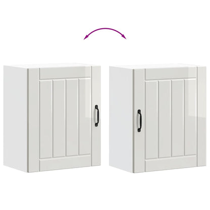 Kjøkkeninnredning Overskap veggskap Lucca Høyglans hvit