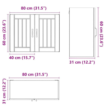 Kjøkkeninnredning Overskap Lucca Betonggrå