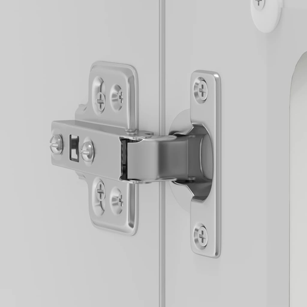 Kjøkkeninnredning Overskap Lucca Hvit med glassdør