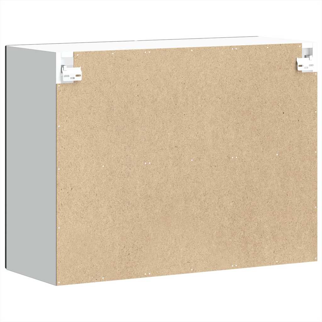 Kjøkkeninnredning Overskap Lucca Svart med glassdør