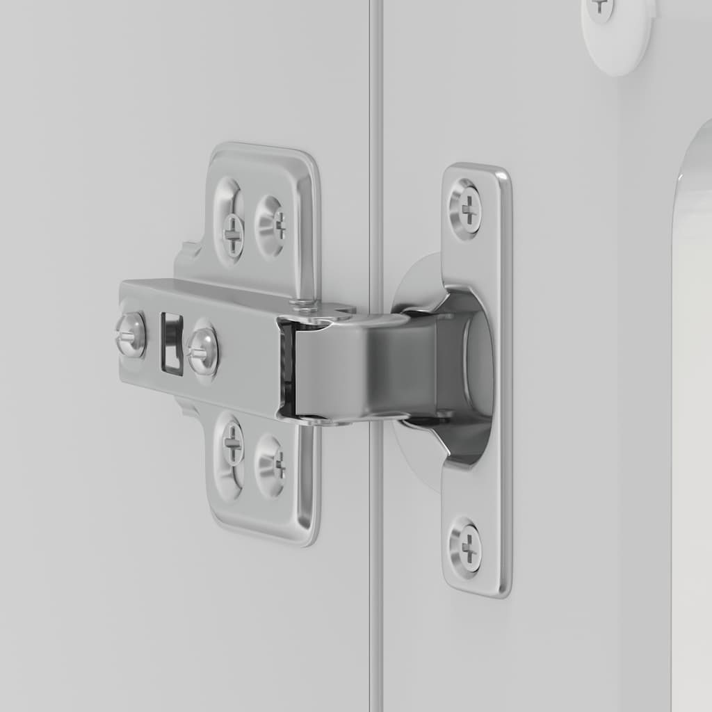 Kjøkkeninnredning Overskap Høyglans Hvit med glassdør