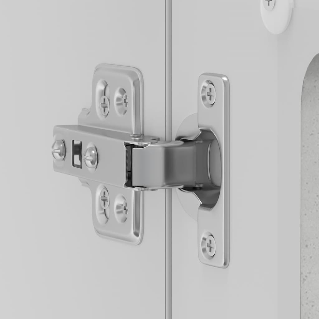 Kjøkkeninnredning Overskap Lucca Betonggrå med glassdør