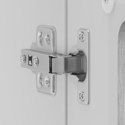 Kjøkkeninnredning Overskap Lucca Sonoma Grå med glassdør