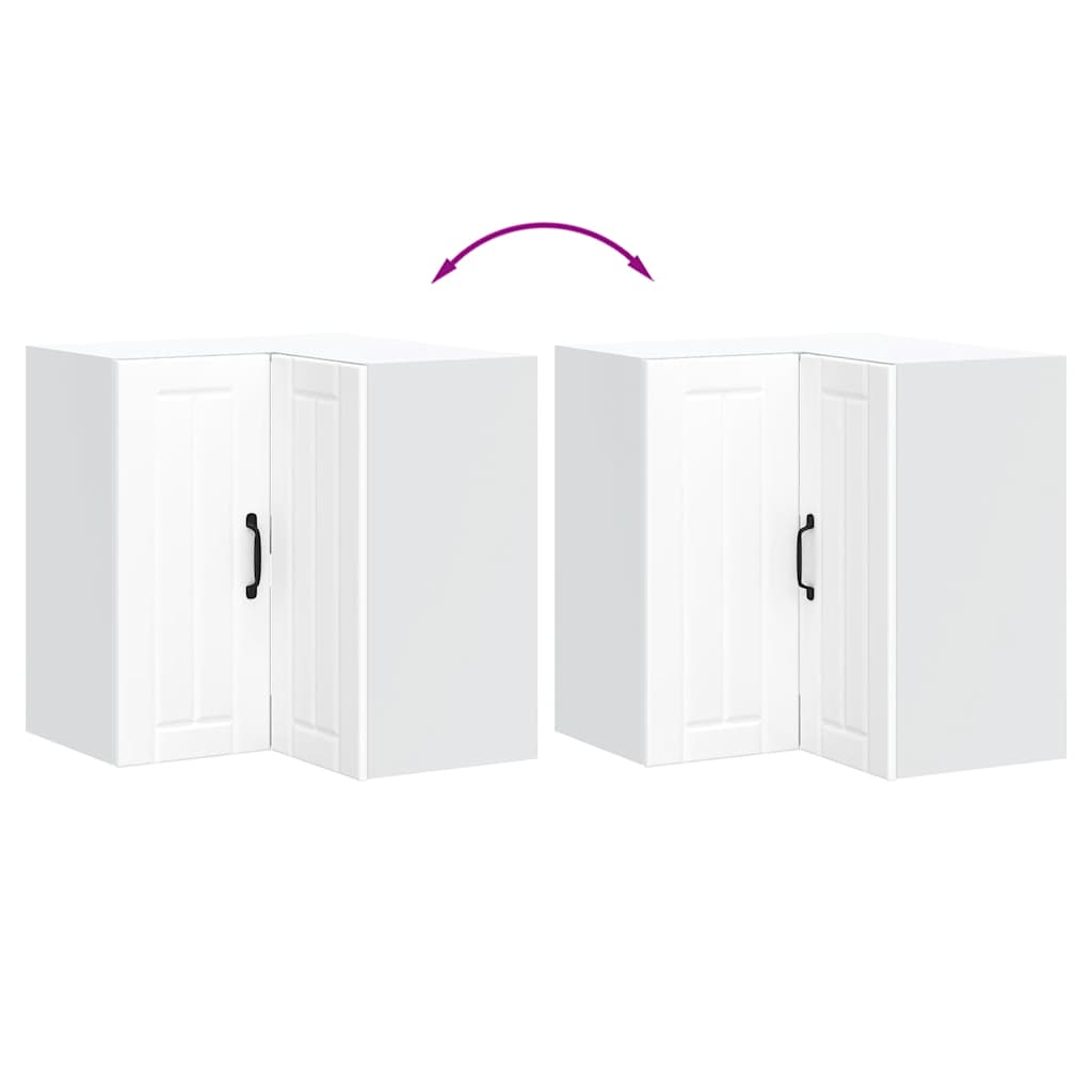 Kjøkkeninnredning Overskap Lucca Hvit Hjørneskap