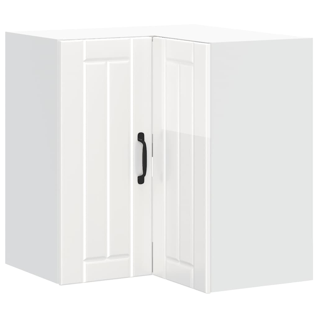 Kjøkkeninnredning Overskap Lucca Høyglans Hvit Hjørneskap