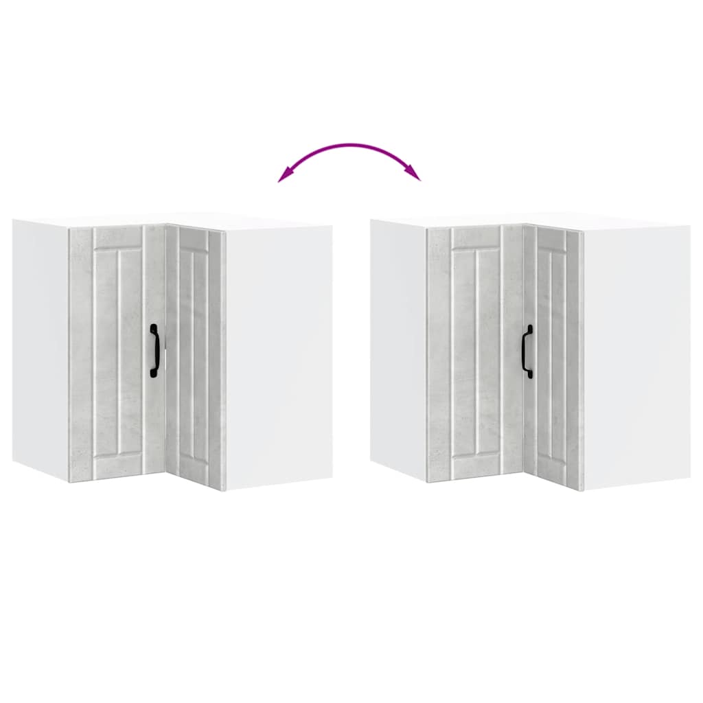 Kjøkkeninnredning Overskap Lucca Betonggrå Hjørneskap