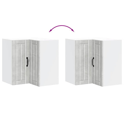 Kjøkkeninnredning Overskap Lucca Betonggrå Hjørneskap