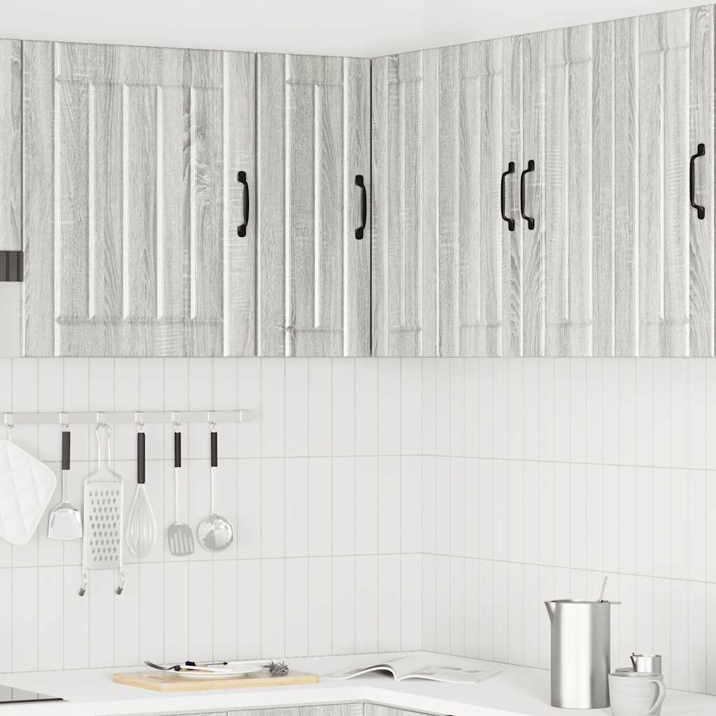 Kjøkkeninnredning Overskap Lucca Sonoma Grå Eik Hjørneskap