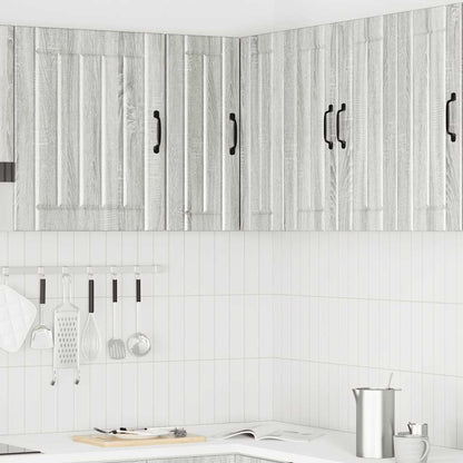 Kjøkkeninnredning Overskap Lucca Sonoma Grå Eik Hjørneskap