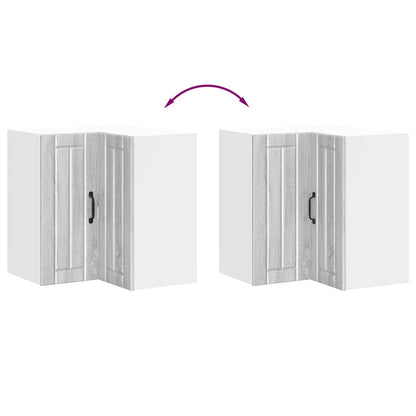 Kjøkkeninnredning Overskap Lucca Sonoma Grå Eik Hjørneskap